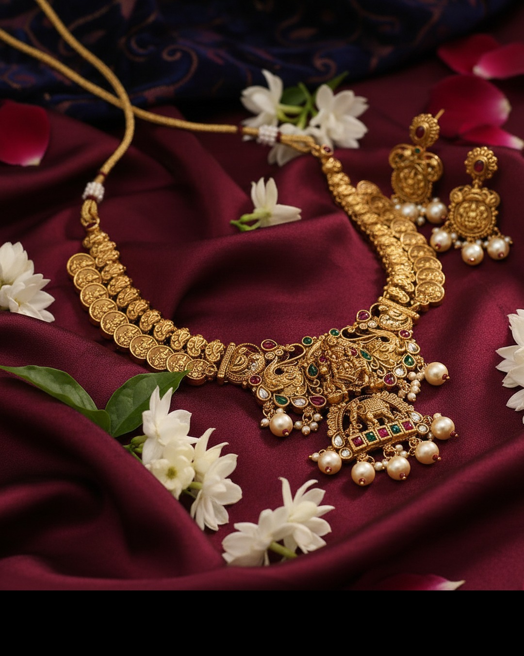 Elegant Indian woman wearing premium imitation jewellery from Moon Light Peace Sonipat Haryana